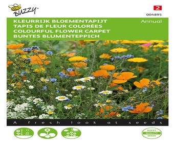 Kleurrijk bloementapijt Annual